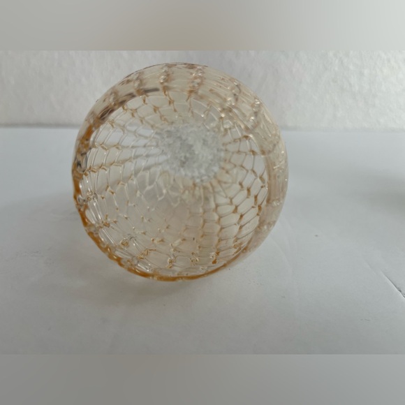 BLOWN GLASS AND BELL SHAPED ANGEL ORNAMENT HOLDING A STAR FOR WISHES AND DREAMS - Picture 6 of 6